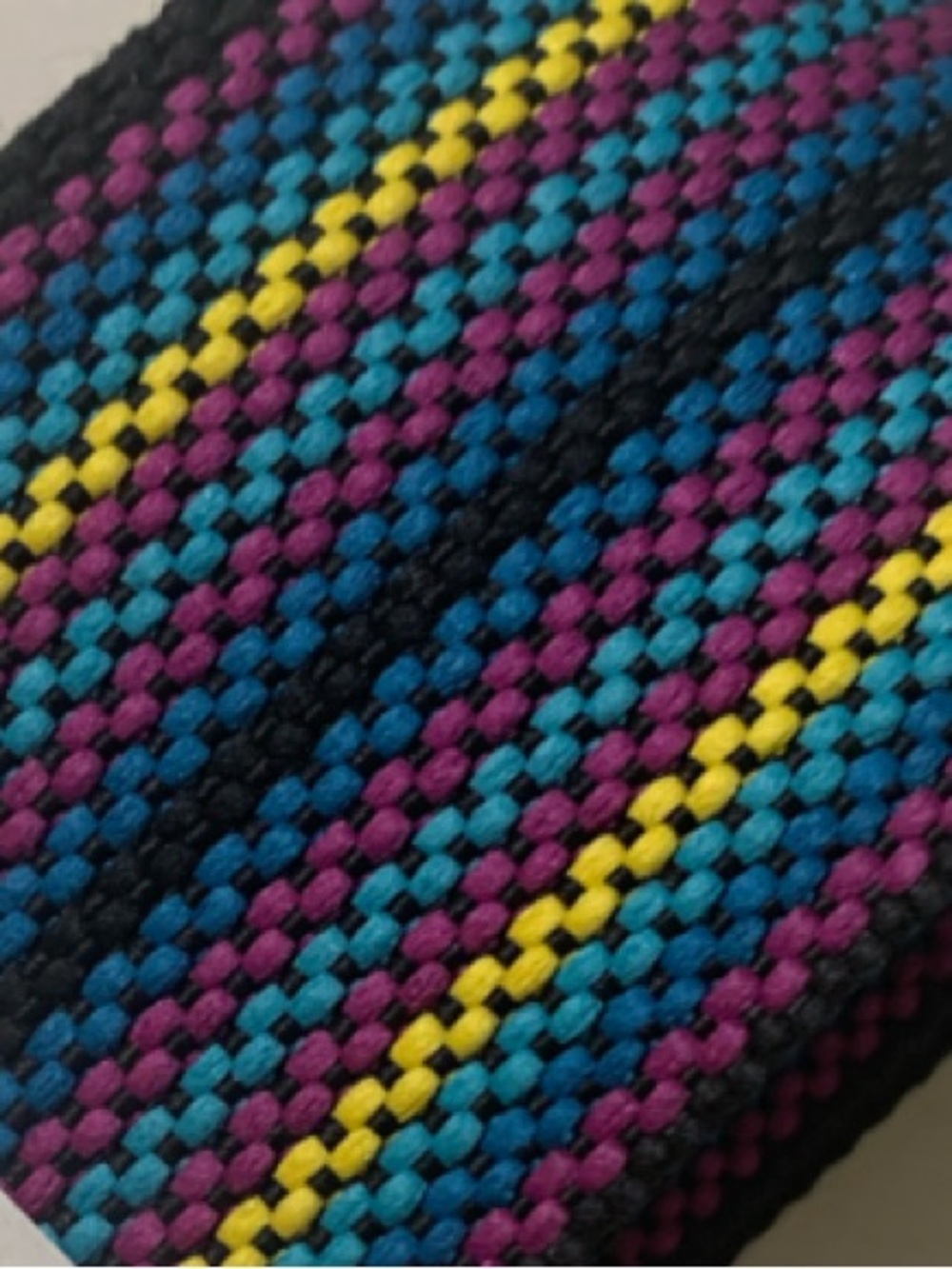 NWOT Consuela Blueberry Webbing Crossbody Strap - Picture 5 of 16